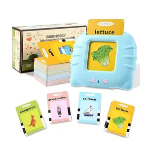 112PCS Cards Child Intelligent Educational Electronic Learning Machine Touch Reader E Book Reader My English e-book for Kids