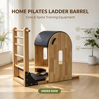 Baril d'escalade Pilates MJD M301A en chêne, durable, écologique, équipement de fitness portable avec emballage en boîte en bois, garantie de 5 ans