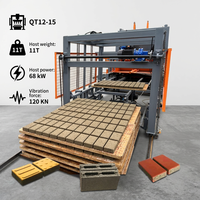 KAIDONG Usine de fabrication de blocs hydrauliques entièrement automatique QT12-15 avec moteur Siemens robuste et PLC |   23 000 pièces/8H |   Fabrication de briques clé en main
