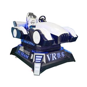 เครื่องจำลองการแข่งรถ VR Arcade สำหรับใช้งานเชิงพาณิชย์ในร่มในห้างสรรพสินค้าและสวนสนุก โครงสร้างไฟเบอร์กลาส - Product Image 1