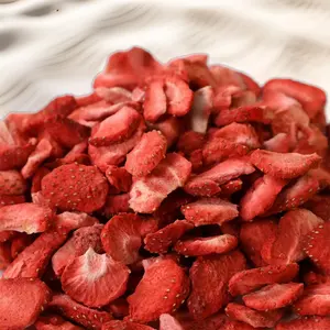 Yixiang 1kg Kein Zucker Gefrier getrocknete Erdbeeren Gefrorene Erdbeer scheiben Getrocknetes Obst gemüse