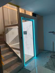 <span class=keywords><strong>Ascensor</strong></span> de tracción MRL de alta seguridad para 5-6 personas Acceso biométrico <span class=keywords><strong>Cabina</strong></span> resistente al fuego para 2-5 pisos Estaciones de lujo de gama alta - Product Image 3