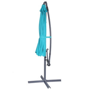 Crankle manejar Offset voladizo Patio línea de paraguas <span class=keywords><strong>colgante</strong></span> al aire libre Patio solo voladizo <span class=keywords><strong>sombrilla</strong></span> de acero inoxidable - Product Image 2