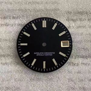 NH35/4R hareketi yeşil ışıldayan saat kadranı ile uyumlu çıtçıt ile yeni arama 28.5mm Sunburst fırçalanmış kadran - Product Image 2