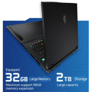 Pour MSI Stealth 18 2025 Nouveau <span class=keywords><strong>Ryzen</strong></span> AI9HX 370 Ordinateur portable de jeu E-Sports 18 pouces RTX5090 260W Double Refroidissement 64G DDR5 2T pour - Product Image 4