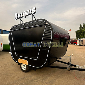 Gran remolque de barra móvil, tienda de remolques de café, carrito de postres, camión de comida, hamburguesa, cerveza, bebida, camión de comida rápida, remolque totalmente equipado - Product Image 4