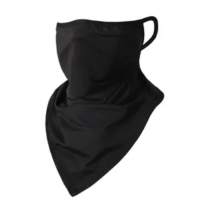 Groothandel Oor Hangende Driehoekige Sjaal Ijs Zijde Zonnebrandcrème Zomer Sport Hoofddoek Outdoor Fietsen Gezichtsmasker