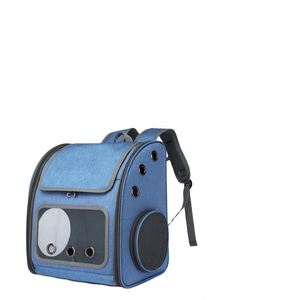 BSCI Factory 2022 most popular lightweight waterproof smell proof pet <b>backpack</b> Oxford <b>cat</b> outgoing breathable <b>backpack</b> <b>carrier</b> - Product Image 1