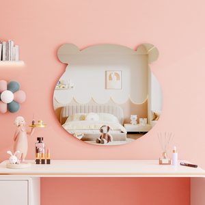 Espejo irrompible sin vidrio para bebé, decoración de pared para el hogar, autoadhesivo personalizado, espejo acrílico, pegatina de pared - Product Image 1