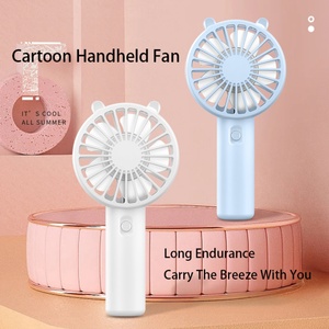 2024 New Hot-selling Mini Outdoor Portable Fan 3-speed Wind Speed Mobile Phone Stand Usb Rechargeable Fan - Product Image 2
