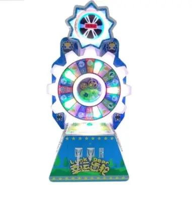 Indoor coin operated arcade lucky gear ticket lottery game machine amusement park prize gift game machine