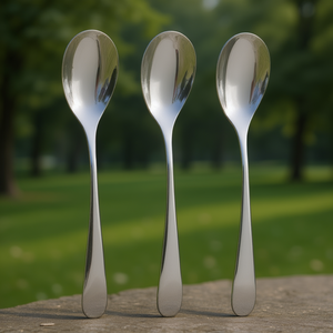 Juego de cucharas de mesa 3 piezas Inox (21cm) HOTEL Cromo brillante CVLX40C3 - Product Image 1