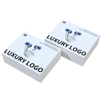 Couvercle d'emballage en carton pour écouteurs de luxe avec logo personnalisé en Offre Spéciale et boîtes-cadeaux de boîte de base pour écouteurs étanches