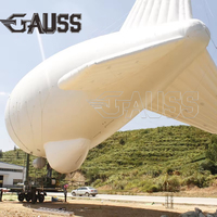 360度全范围覆盖高空氦气飞艇系留式货运飞艇空中长航时飞行充气飞艇