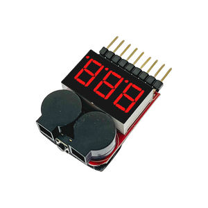 OKY3418 1 8S 2 en 1 Moniteur de puissance à affichage numérique, indicateur de batterie à faible tension, vérificateur, alarme sonore - Product Image 2