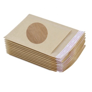 Qpak-<span class=keywords><strong>bolsa</strong></span> de papel Kraft Biodegradable, ecológico, acolchada, color marrón y negro, <span class=keywords><strong>2022</strong></span> - Product Image 4
