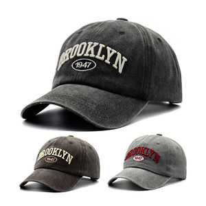 Gorra de béisbol de PVC bordada con letras, estilo transfronterizo, para mujer, con protección solar, para cabeza grande, que realza el rostro, para las cuatro estaciones, al por mayor - Product Image 5