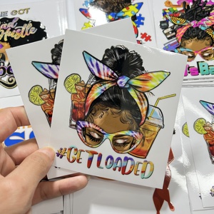 Bowknot thiết kế mới tùy chỉnh 3D UV dtf cup bao bì chuyển Sticker cao bấm vào thiết kế nhãn UV dtf chuyển cho cup kết thúc tốt đẹp - Product Image 3