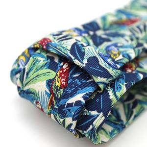 Chine mince maigre hommes mode cravate monde merveilleux Jungle fleurs Animal langue intelligente rhétorique oiseau soie impression perroquet cravates - Product Image 5