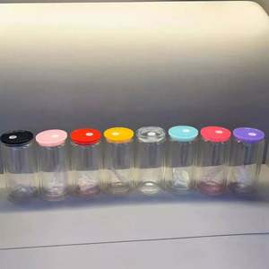 Nouvel arrivage : Pot en PC transparent de 16 oz en forme de verre à bière Libby avec couvercle à paille pour cadeau d'été DIY - Product Image 3