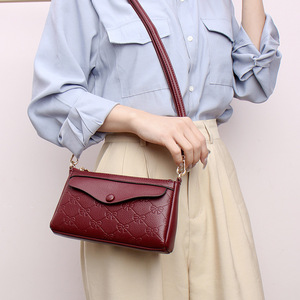 Women Branded Trend Hand Bag Female Causal Shoulder <b>Handbags</b> Embroidery Thread <b>Small</b> PU Leather Crossbody Bags - Product Image 4