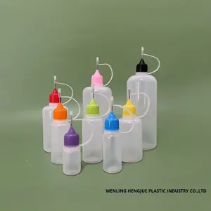 Botellas Dispensadoras con Cubierta de <span class=keywords><strong>Aguja</strong></span> de PE <span class=keywords><strong>para</strong></span> Uso Cosmético (Llenado de Pigmentos <span class=keywords><strong>para</strong></span> Tatuajes y Aceites) - Modelos en Stock de Fábrica de Zhejiang - Product Image 2