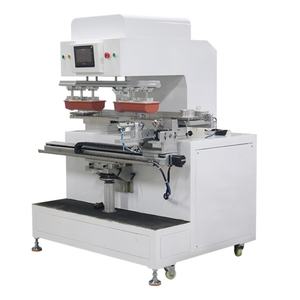 High Quality PLC Servo <b>Pad</b> Printing Machine Two-Color Automatic Seal Ink Cup CE Approved for Heel - Product Image 3
