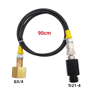 Nouvel adaptateur de réservoir de CO2 externe pour machine à soda, kit de tuyau W21.8-14/CGA320/G3/4 à déconnexion rapide, en cuivre et plastique, 1,5 m/0,9 m, outils pneumatiques - Product Image 5