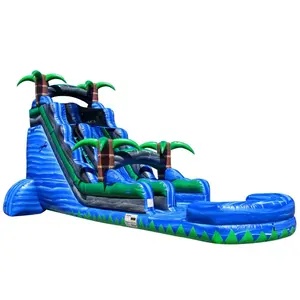 Tobogán acuático inflable para niños, palmera Tropical para fiesta al aire libre, <span class=keywords><strong>playa</strong></span>, patio trasero, <span class=keywords><strong>piscina</strong></span> de agua húmeda - Product Image 1