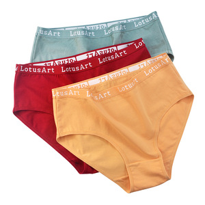 YCH vente en gros de culottes <span class=keywords><strong>pour</strong></span> femmes transfrontalières grande taille en coton taille moyenne adaptée aux culottes triangulaires <span class=keywords><strong>pour</strong></span> femmes obèses - Product Image 3