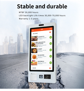 Tự dịch vụ thanh toán kiosk 21.5/ 27/ 32 inch màn hình cảm ứng tự đặt hàng nhà hàng kiosk phần mềm tự thanh toán kiosk thanh toán kiosk - Product Image 4