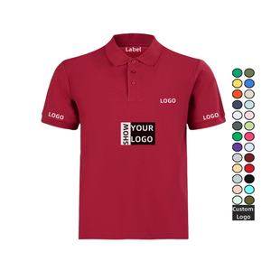 TKAN152 Logo de broderie personnalisé de haute qualité pour polo t-shirt 100% coton unisexe imprimé golf uni pour polo coupe surdimensionnée - Product Image 1