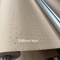 Papier kraft perforé anti-frisage pour traceur CAD, personnalisé en rouleau, écologique, recyclé, avec trous circulaires et triangulaires