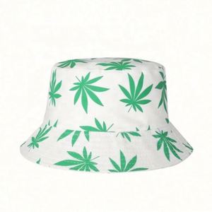 Nouveau chapeau de pêcheur imprimé double face, visière pare-soleil, style personnalisé, chapeaux seau tendance pour hommes et femmes - Product Image 4