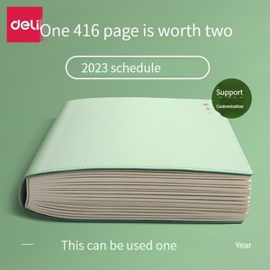 high quality Deli BP112 <strong>2023</strong> Calendar, Schedule, New Notebook,23 Years, <strong>Diary</strong>, One <strong>Page</strong> <strong>a</strong> <strong>Day</strong>, Self-discipline High Quality high quality - Product Image 3