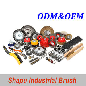 Cepillo cilíndrico Industrial personalizado, rotativo de rueda de alambre PP, rodillo de nailon - Product Image 6