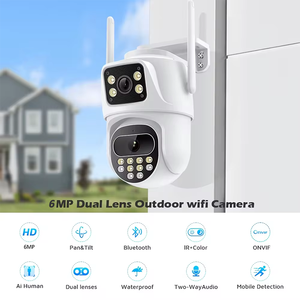 Video giám sát Hệ thống camera an ninh gia đình icsee 6MP 8MP ống kính kép không dây PTZ CCTV mạng thông minh ngoài trời ip máy ảnh Wifi - Product Image 2