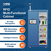 Gabinete de Herramientas RFID para Almacén, Doble Puerta, Seguimiento de Activos para Centro Logístico con Integración SDK de Sistema WMS y Múltiples Biométricos