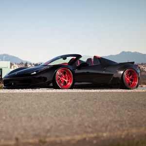 ล้อแม็กซ์แบบฟอร์จ 3 ชิ้น สีแดงขัดเงา ขนาด 18 19 20 21 22 นิ้ว สำหรับรถเฟอร์รารี่ ดิโน 365 จีทีบี - Product Image 6