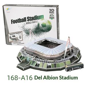 Puzzle 3D Stéréoscopique Multifonctionnel DIY Transfrontalier Qatar pour l'assemblage de modèles de stades de football en papier - Product Image 4
