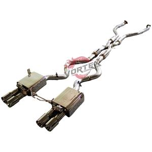 Escape Catback VORTEX SUS304 Valvetronic para BMW E90/E93 M3 4.0L V8 2007-2013, Puntas Cuádruples, Instalación Directa - Product Image 1