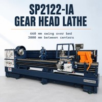 Tour universel à tête de commande SP2122/C6266, entre centres 3000 mm, avec alésage de broche 105 mm, pour usinage intensif en atelier