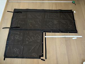 Moustiquaires de porte latérale Fiat Promaster 2014+ sur mesure pour fourgonnette, écrans anti-insectes - Product Image 5