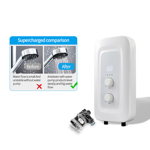 Chauffe-eau instantané intelligent à pression constante silencieux à commande manuelle LED haut de gamme en <span class=keywords><strong>promotion</strong></span> pour la salle de bain à domicile - Product Image 4