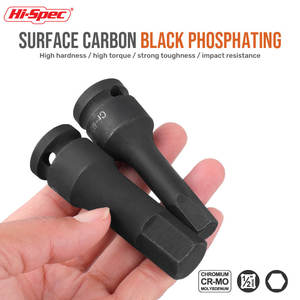 1Pc 1/2 ''Drive Metrische Impact <span class=keywords><strong>Socket</strong></span> Hex Bits Diy Grade Cr-Mo Staal Gelegeerd Oem Odm Maten H4 Tot H22 - Product Image 3