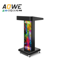 Pupitre LED en gros pour conférences, avec télécommande, signalétique LED, équipement d'auditorium pour salles de cours