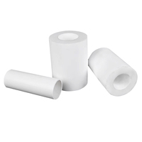 Entretoise en PTFE blanc anti-corrosion à prix d'usine, jeu de rondelles creuses pour joints d'arbre en plastique