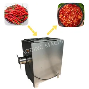 high-speed frozen meat block grinder electric vegetable chopper and meat mincer electric sausage filling machine