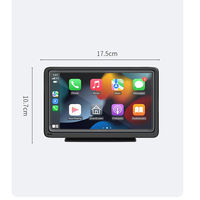 7 pouces portable Carplay MP5 stéréo en ligne GPS Android Auto tableau de bord universel Radio et lecteur DVD