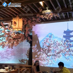 Full 360 Degree Immersive Spaces AR Interactive Projection 3D Holograph Interact Floor Wall Projector